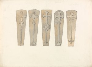 诺福克教堂的五个棺盖 作者 约翰·塞尔·科特曼