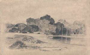 斯塔福德郡特伦萨姆湖 作者 约翰·塞尔·科特曼