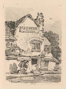 自由工作室（Liber Studiorum）：第41座，布里斯托尔的房子，1838年。 作者 约翰·塞尔·科特曼