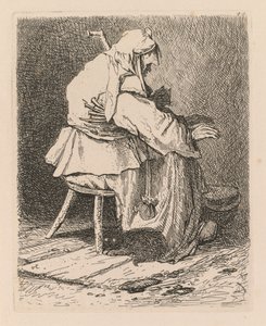 Liber Studiorum：第 44 版，伦勃朗素描 作者 约翰·塞尔·科特曼
