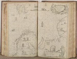 俄罗斯海岸图，拉普兰，芬马克，新泽姆拉和格陵兰，1671年