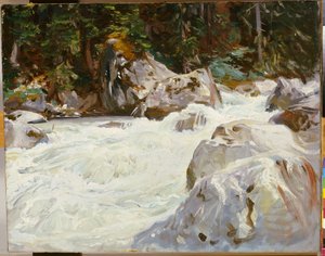 挪威洪流，1901年 作者 约翰·辛格·萨金特