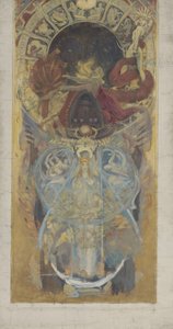 波士顿公共图书馆设计，1890-4 作者 约翰·辛格·萨金特
