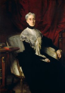 艾伦-皮博迪-恩迪科特（Ellen Peabody Endicott）威廉-克朗宁斯盾-恩迪科特夫人，1901年。 作者 约翰·辛格·萨金特