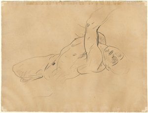坠落的男性裸体[背面] 作者 约翰·辛格·萨金特