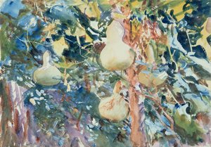 葫芦，c.1905（纸上写着） 作者 约翰·辛格·萨金特