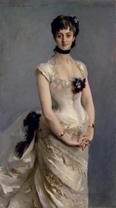 保罗·波尔森夫人，1885年 作者 约翰·辛格·萨金特
