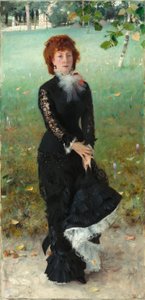 玛丽-布洛兹-派勒隆（Marie Buloz Pailleron） 爱德华-派勒隆夫人，1879年。 作者 约翰·辛格·萨金特