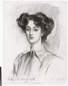 Elsie Meyer夫人肖像，1908年2月 作者 约翰·辛格·萨金特
