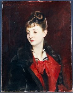 苏珊·波森小姐的肖像，1884年 作者 约翰·辛格·萨金特