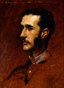 Ramon Subercaseaux，约 1880 年（木板油画） 作者 约翰·辛格·萨金特