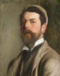 自画像，1892年 作者 约翰·辛格·萨金特