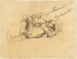 为加塞的研究[直页]，1918-1919。 作者 约翰·辛格·萨金特