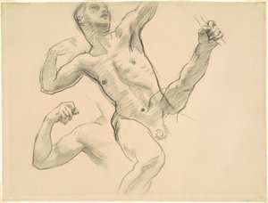 为奇隆和阿基里斯的研究，1922-1925。 作者 约翰·辛格·萨金特