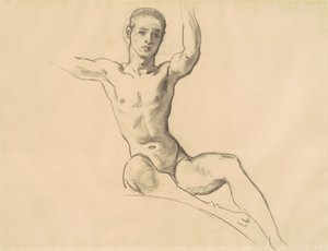 音乐之上的人物研究，1919-1920。 作者 约翰·辛格·萨金特