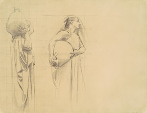 Danaïdes》的研究，1922-1925。 作者 约翰·辛格·萨金特