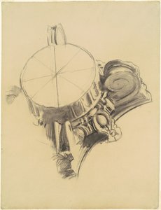为《歌革和玛革的陷落》做研究，1903-1916。 作者 约翰·辛格·萨金特