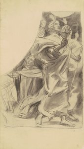 宗教的胜利》的研究，约1903-1916年。 作者 约翰·辛格·萨金特