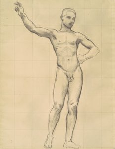 阿波罗和缪斯的研究，约1921年。 作者 约翰·辛格·萨金特