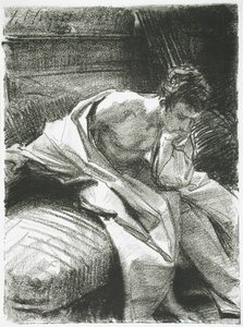 研究一位年轻人，1895年 作者 约翰·辛格·萨金特