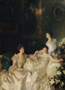 温德姆姐妹：Lady Elcho，Adeane夫人和Tennant夫人，1899年 作者 约翰·辛格·萨金特