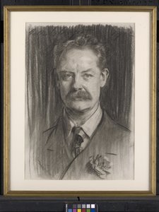 William Henry Grenfell，1912年（纸上的木炭） 作者 约翰·辛格·萨金特