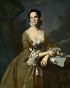 丹尼尔-赫伯德夫人玛丽-格林，约1764年。 作者 约翰·辛格尔顿·科普利