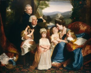 科普利家族，1776-1777。 作者 约翰·辛格尔顿·科普利
