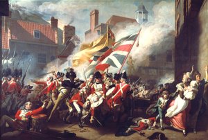 皮尔逊少校之死，1781年1月6日， 作者 John Singleton Copley