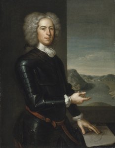 保罗·马斯卡雷恩少将的肖像，1729年 作者 约翰·史密伯特