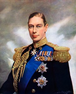1937年国王乔治六世的加冕画像