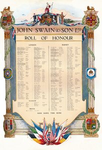 John Swain＆Son Ltd.荣誉勋章，1917年