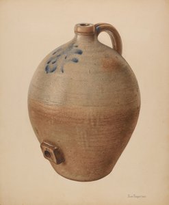 苹果酒壶，约1939年。 作者 约翰·塔伦蒂诺