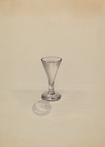 堇色玻璃，约1936年。 作者 约翰·塔伦蒂诺