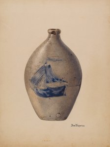 烧瓶，约1939年。 作者 约翰·塔伦蒂诺