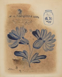 罐子，大概是1937年。 作者 约翰·塔伦蒂诺