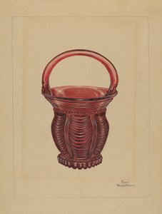 观赏性小篮子，约1936年。 作者 约翰·塔伦蒂诺