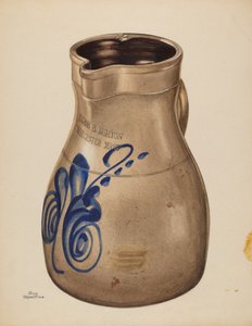 投壶，约1937年。 作者 约翰·塔伦蒂诺