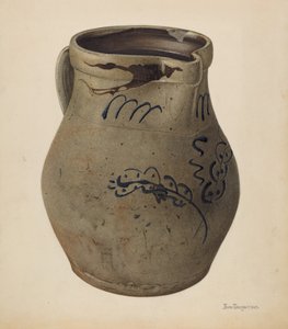 投壶，约1940年。 作者 约翰·塔伦蒂诺