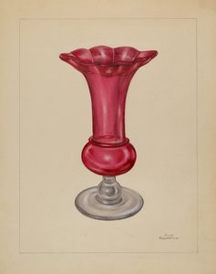 花瓶，约1936年。 作者 约翰·塔伦蒂诺