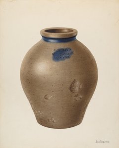 花瓶，约1940年。 作者 约翰·塔伦蒂诺
