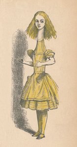 长长的脖子的爱丽丝，1889年 作者 约翰·坦尼尔