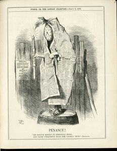 约翰-滕尼尔（1820-1914）在《冲锋枪》中的插图 作者 约翰·坦尼尔