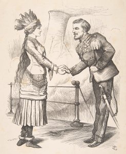 最好的朋友必须要分开 冲床，1878年9月28日，1878年。 作者 约翰·坦尼尔