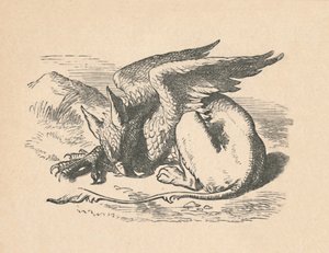 狮ry在阳光下熟睡，1889年 作者 约翰·坦尼尔