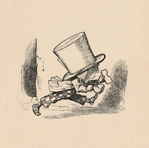 疯帽子匠，在1889年的馅饼一章中 作者 约翰·坦尼尔