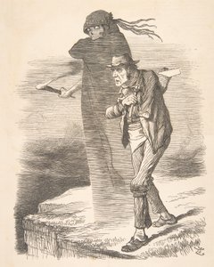 诱惑者冲锋号》，1886年11月27日，1886年。 作者 约翰·坦尼尔