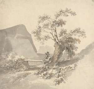 梃杆旁的男子 作者 约翰·托马斯·史密斯