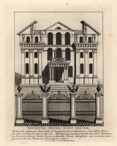 蒙茅斯故居，苏荷广场，1773 年拆除 作者 约翰·托马斯·史密斯