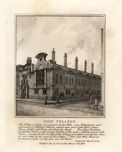 Sion College, at London Wall, near Cripplegate 作者 约翰·托马斯·史密斯